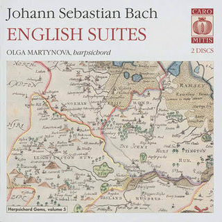J. S. Bach. English suites. Olga Martynova, harpsichord SACD Surround, Caro Mitis, 2009