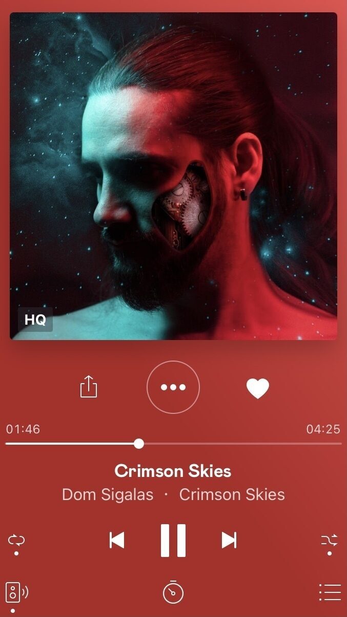 Премьерный сингл Dom Sigalas “Crimson Skies”