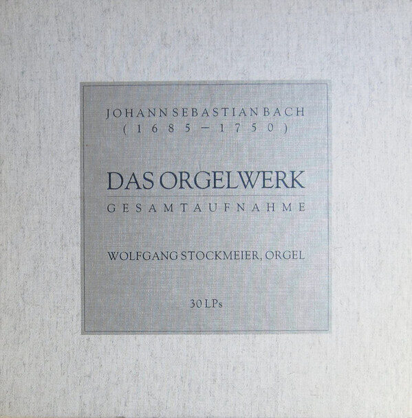 Johann Sebastian Bach / Wolfgang Stockmeier ‎– Das Orgelwerk - Gesamtaufnahme, 30 × Vinyl, LP