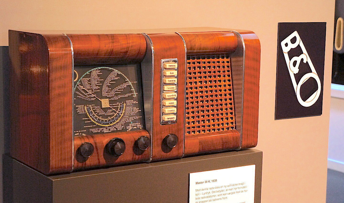 Музей Bang & Olufsen: радио, радиограммофон, радиола, магнитофон, кассетник, утюг