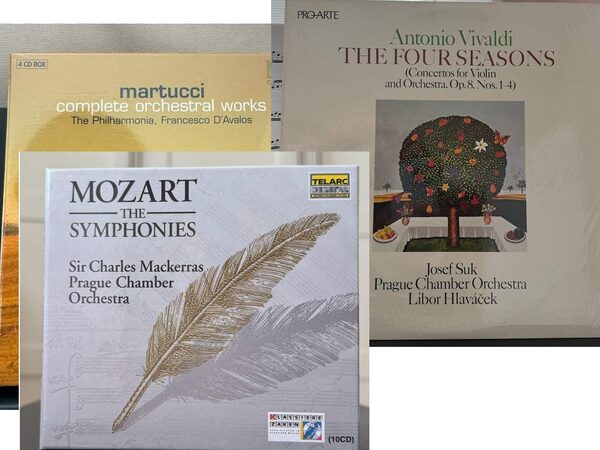 Посылка с дискогс: Мартуччи, Вивальди, Моцарт