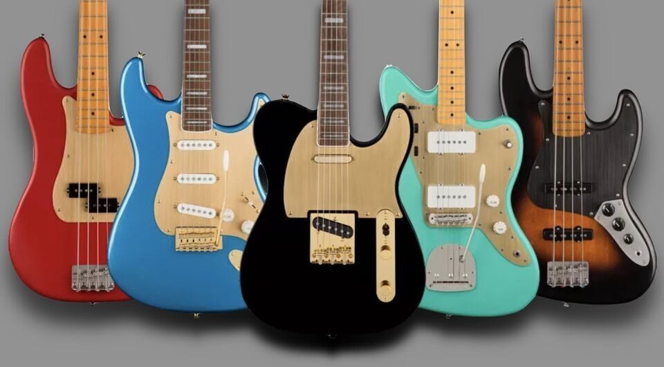 Юбилей гитарного бренда Squier by Fender отметили коллекцией 40th Anniversary