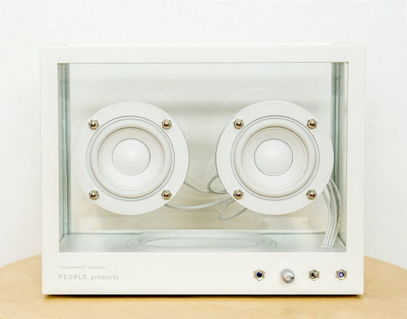 People Products выпустила уменьшенную версию прозрачной колонки Transparent Speaker
