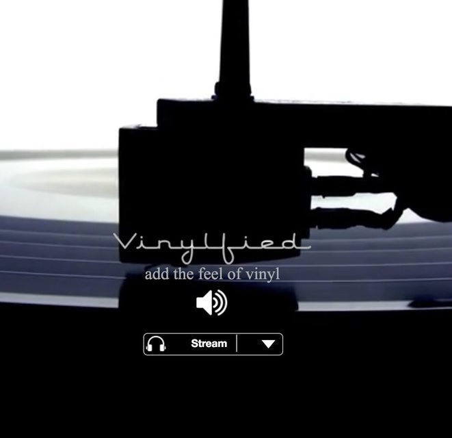 Интернет-сервис Vinylfied добавит шум винила в вашу жизнь