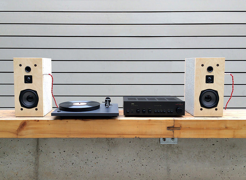 Studio Dashdot выпустит набор Cinder Speaker для создания колонки из стандартного бетонного блока