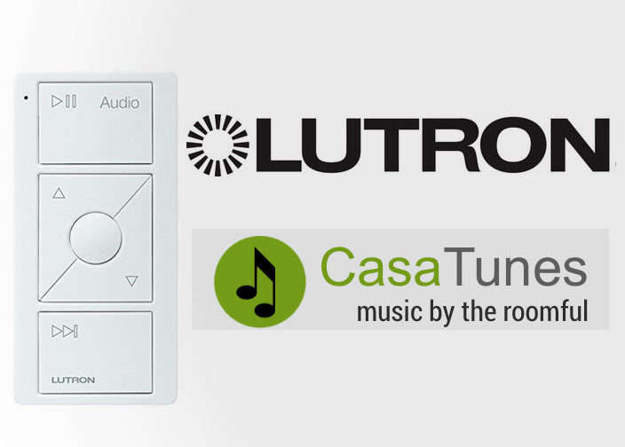 Музыкальные системы CasaTunes интегрировали с панелями управления Lutron