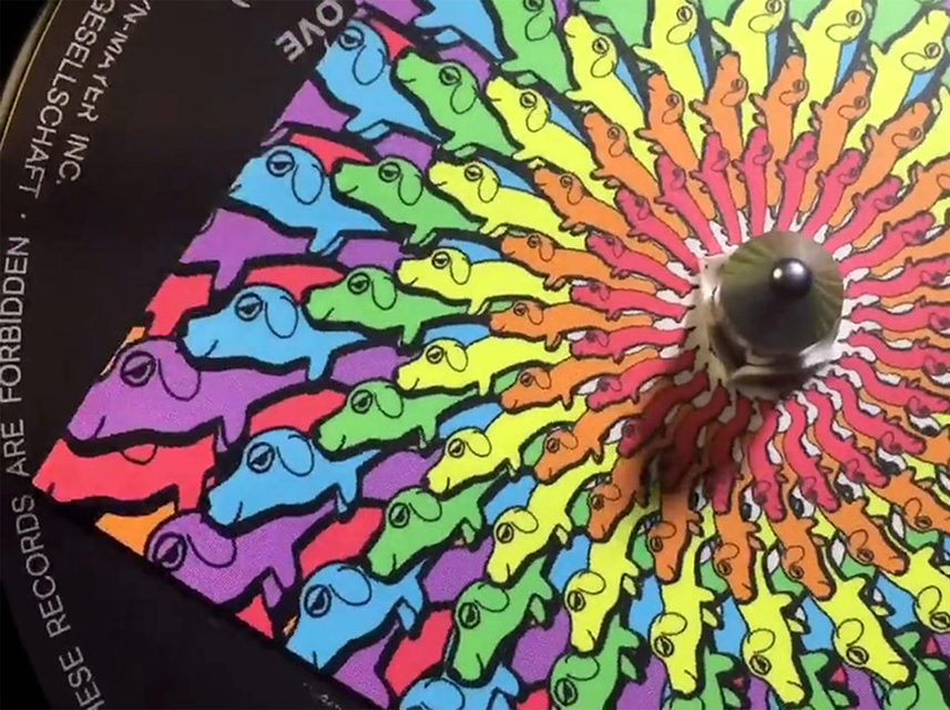 Художник создал психоделичные накладки на винил с анимацией