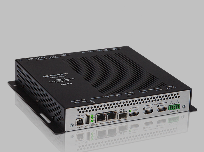 Видеоточки Crestron DM NVX для передачи 4K/60p HDR 4:4:4-сигнала по гигабитной сети поступят в продажу в мае