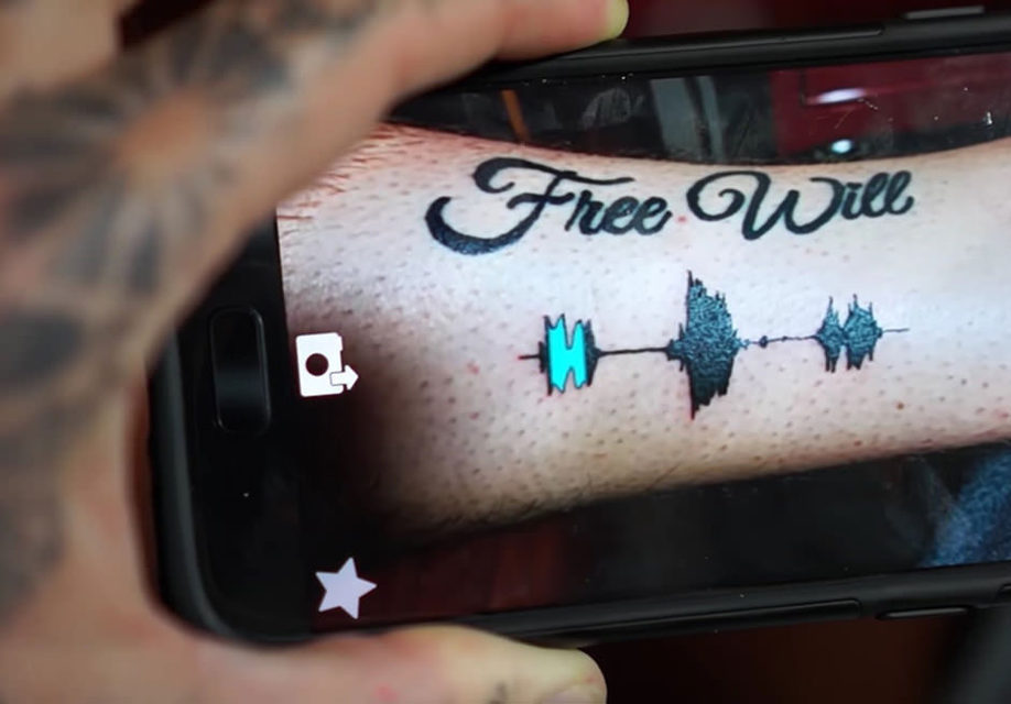 Американец разработал технологию звуковой татуировки

