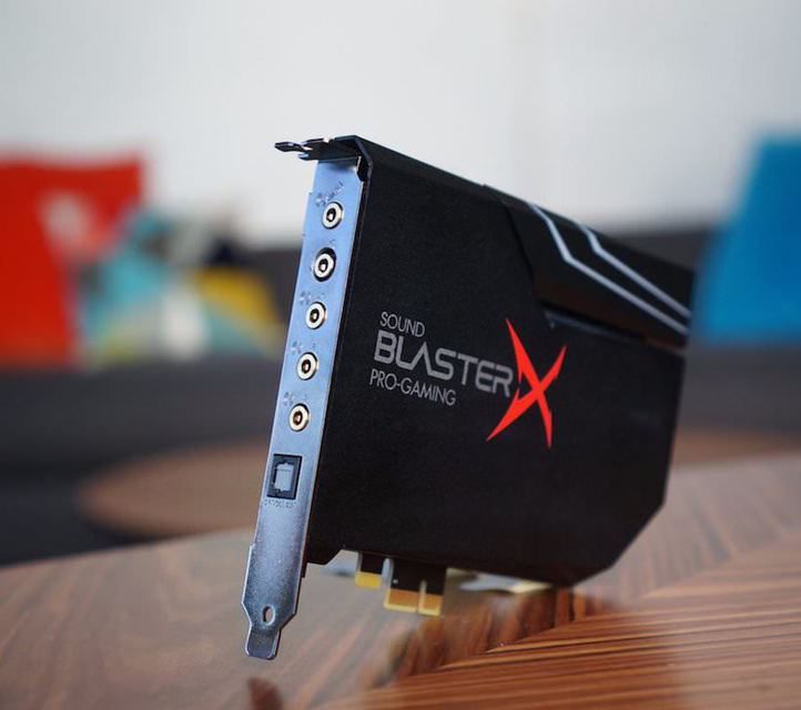 Creative выпустила геймерскую и аудиофильскую звуковую карту Sound BlasterX AE-5