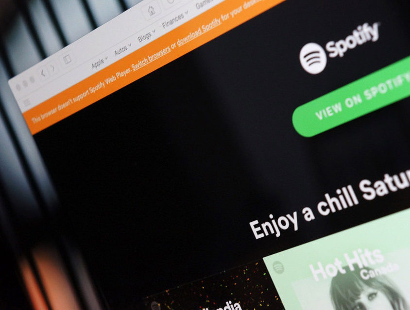 Веб-версия Spotify перестала работать в Safari