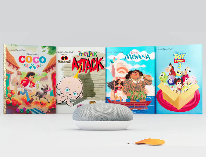 Колонки Google Home получили функцию «интерактивного чтения» детских книг Disney