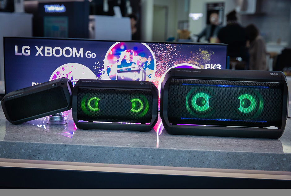 Мини-системы LG XBoom Go: партнерство с Meridian и водозащита