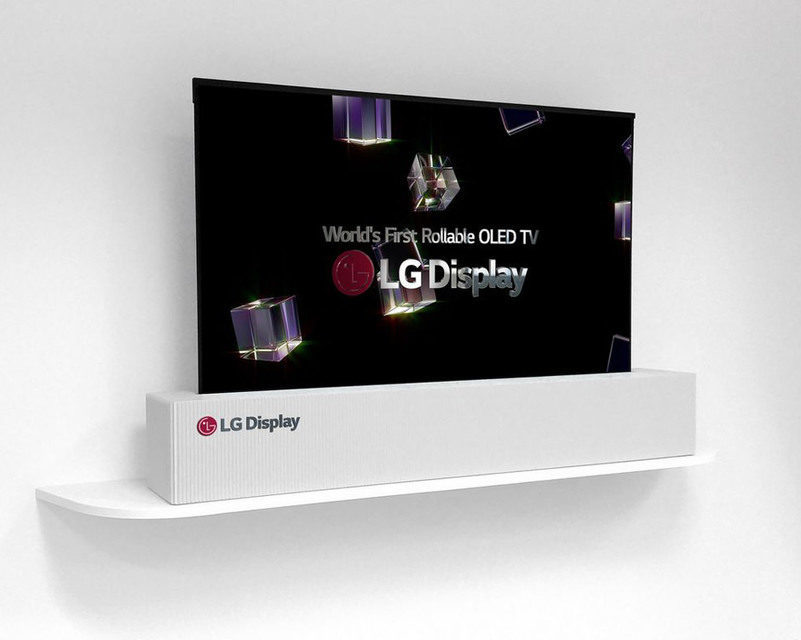 Слухи: LG начнет продажу сворачиваемого OLED-телевизора в следующем году