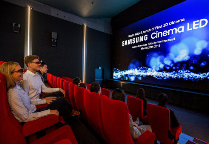 ​В Цюрихе открылся кинозал c 3D-дисплеем Samsung Cinema LED