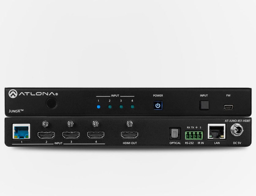 Atlona представила обновленный AV-коммутатор JunoX 451 с поддержкой HDMI и HDBaseT
