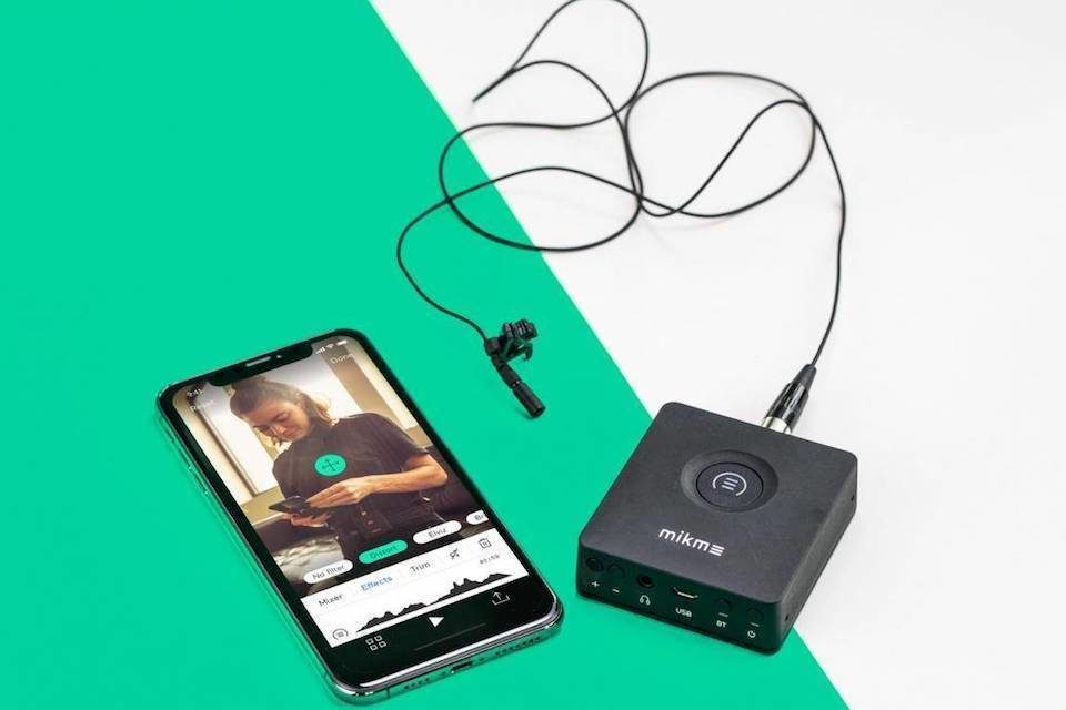 Карманный аудиорекордер Mikme Pocket: петличный микрофон, Bluetooth и фирменное приложение для смартфонов