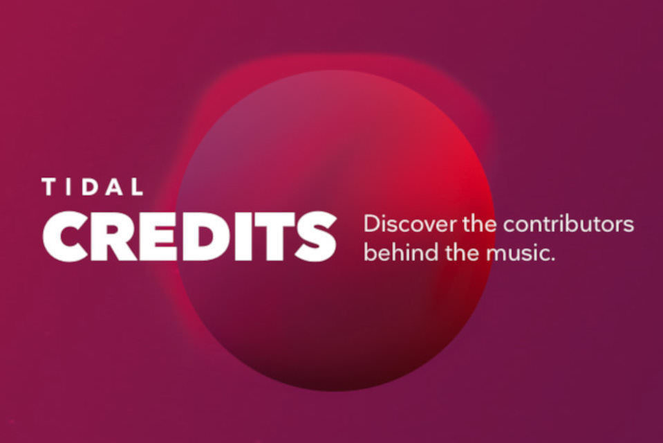 В приложении Tidal появилась функция Credits с информацией об исполнителе, продюсере и авторе текста