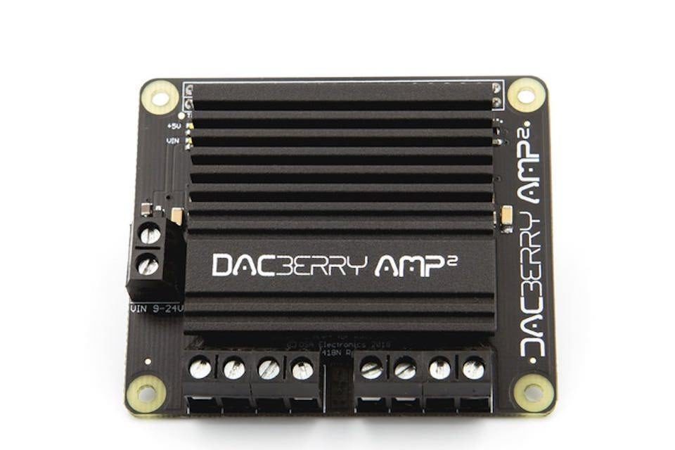 Плата усилителя DACBerry AMP2 превратит Raspberry Pi в полноценную аудиосистему