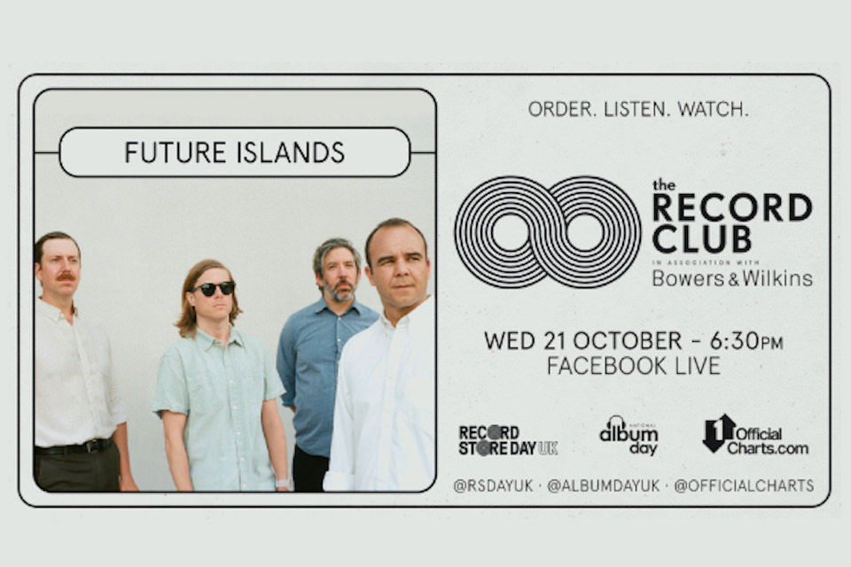 Клуб звукозаписи The Record Club возобновит работу с прямого эфира группы Future Islands