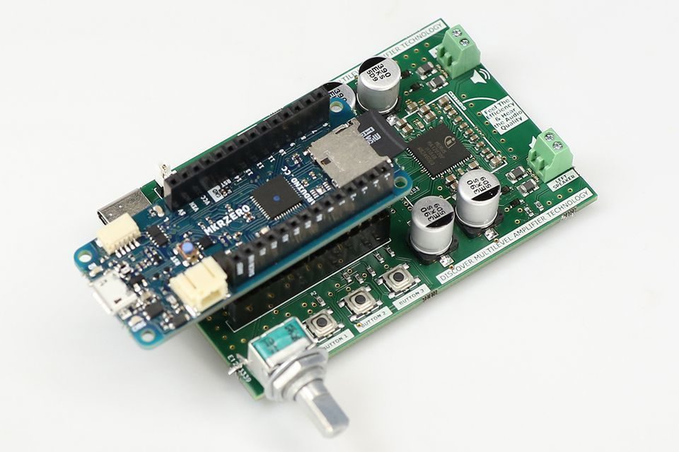 DIY: комплект для сборки усилителя класса D на 40 Вт на Arduino MKR от Infineon Technologies