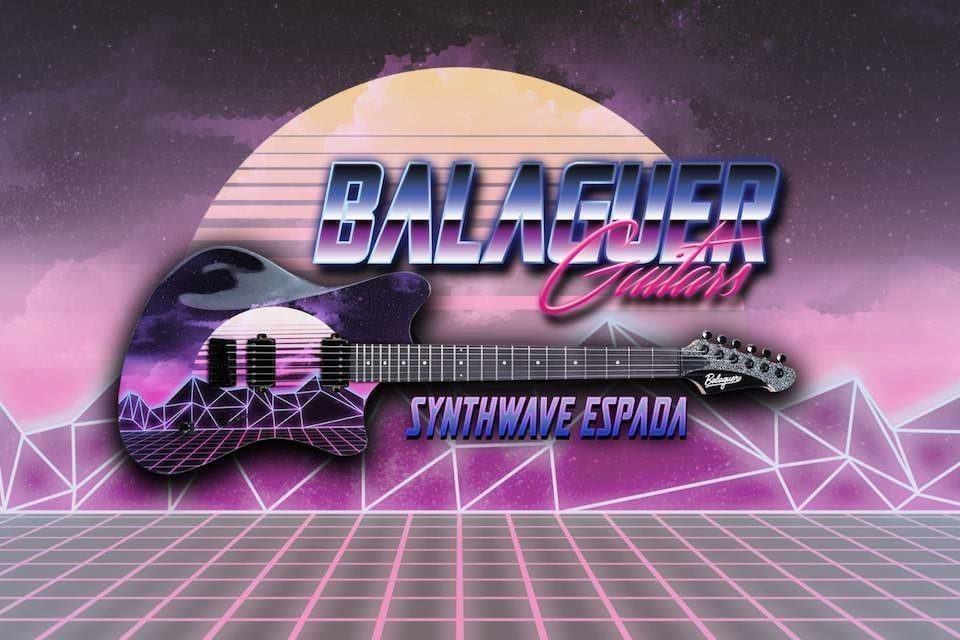 Balaguer Espada Synthwave: универсальная электрогитара с отделкой в стиле синтвейв