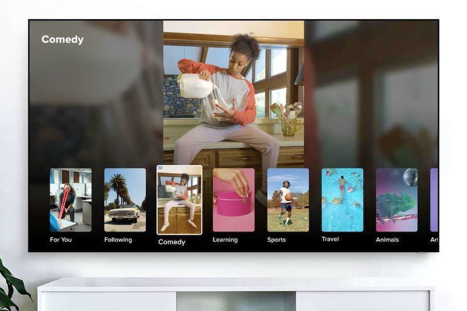 TikTok появился в виде приложения на телевизорах Samsung