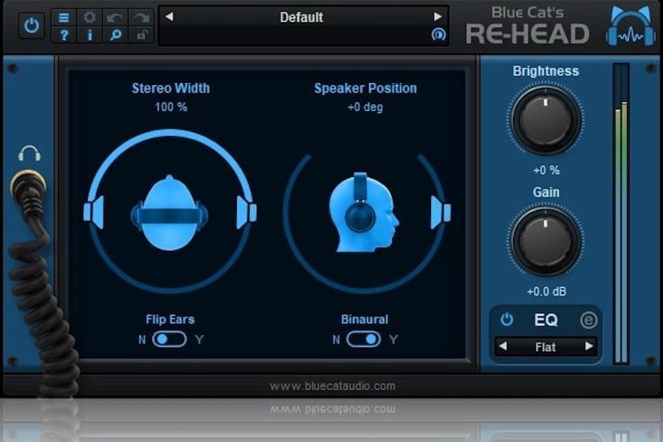 Плагин Blue Cat Audio Re-Head позволит воссоздать в наушниках звучание мониторов в студии