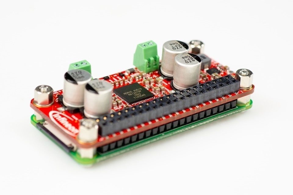 Усилитель Infineon HAT ZW на микросхеме MERUS сделает из Raspberry Pi автономную аудиосистему