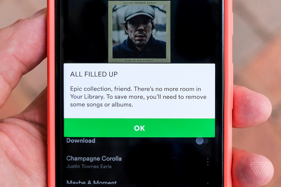 Spotify сделала личную библиотеку безлимитной