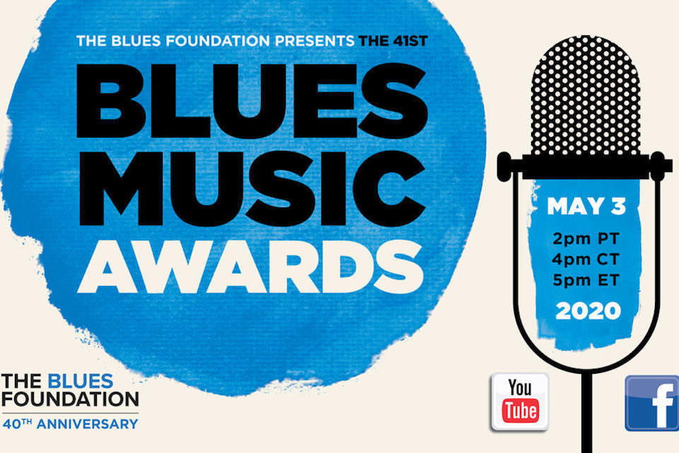 Церемония Blues Music Awards пройдет сегодня онлайн