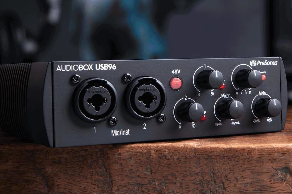 PreSonus выпустила черную юбилейную версию аудиоинтерфейса AudioBox USB 96