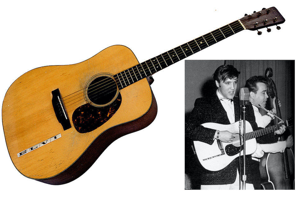 Гитару Элвиса Пресли Martin D-18 времен «The Sun Sessions» продали на аукционе за 1,32 млн долларов