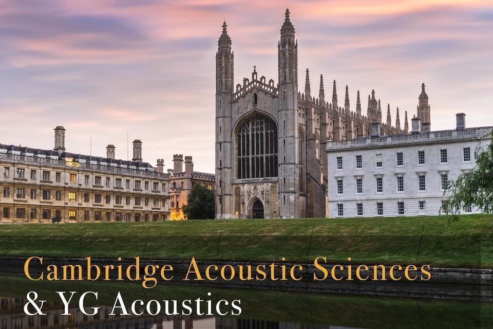 YG Acoustics и Cambridge Acoustic Sciences стали партнерами