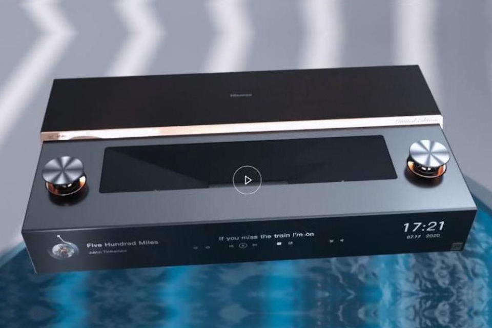 Hisense представила трехлазерный короткофокусный проектор TriChroma Laser TV 100L9 Pro