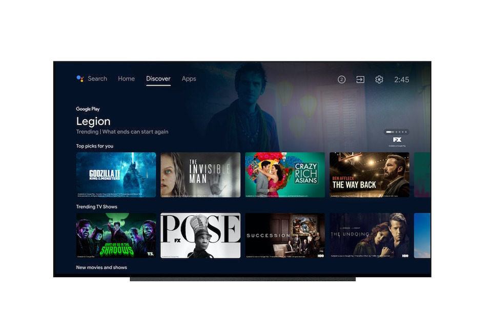 В обновленной Android TV появилась оптимизированная система рекомендаций