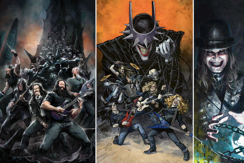 DC выпустит комиксы «Dark Nights: Death Metal Band Edition» с Оззи Осборном и участниками Dream Theater и Megadeth