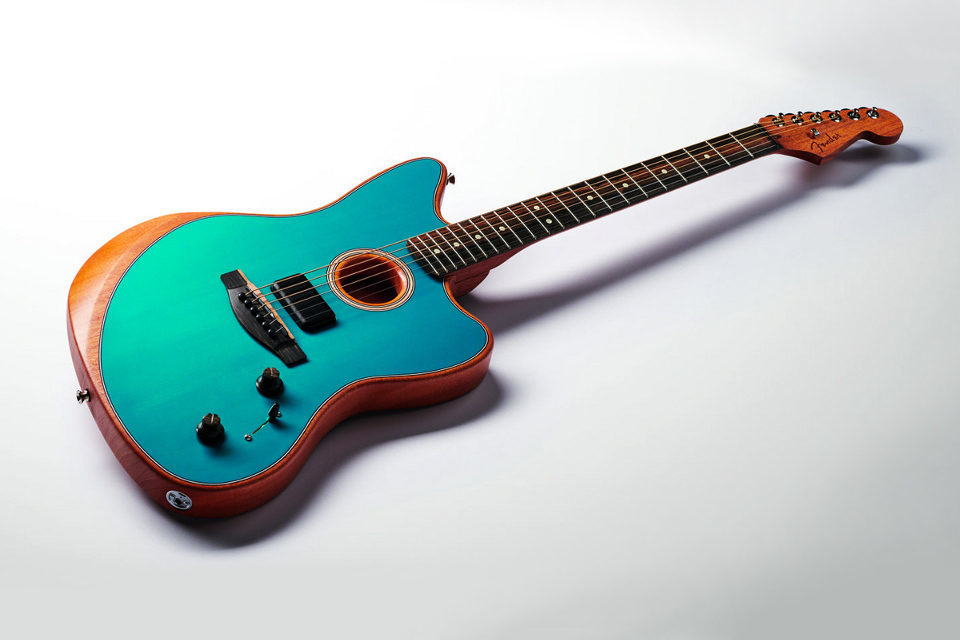 Fender пополнила серию гибридных гитар Acoustasonic моделью Jazzmaster
