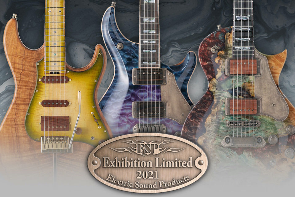 ESP представила линейку премиальных коллекционных гитар Exhibition Limited Custom Shop 2021