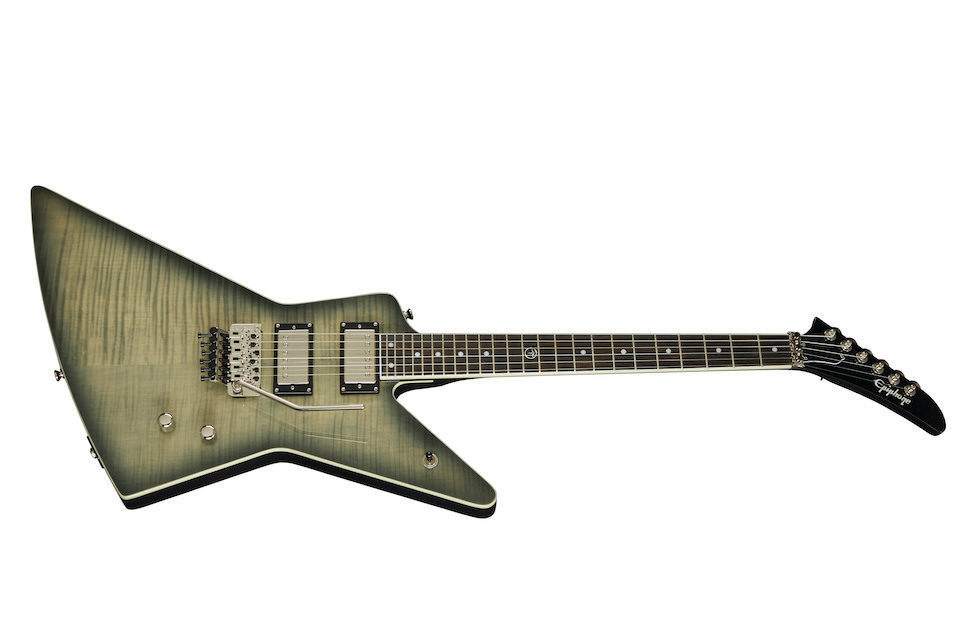Epiphone Brendon Small GhostHorse Explorer: подписная метал-гитара с машинкой Floyd Rose и звукоснимателями Gibson BurstBucker