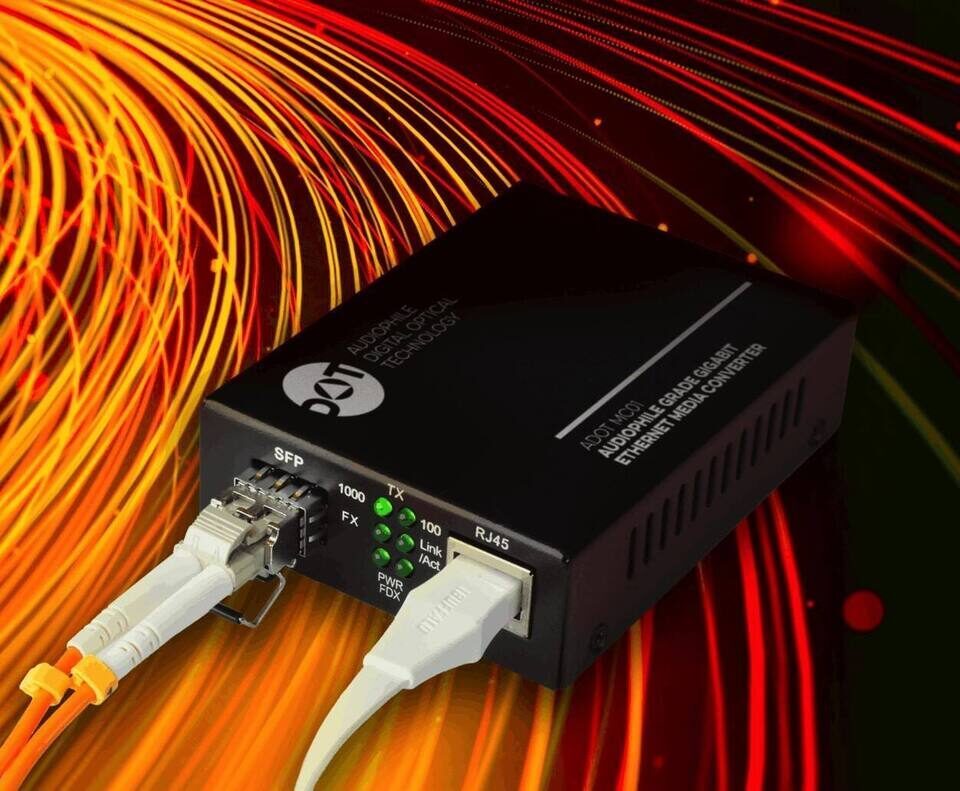 Аудиофильская оптоволоконная связь ADMM ADOT MC01 отсечет электрические шумы и наводки