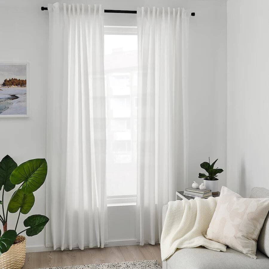 IKEA выпустила шторы Gunnlaug для уменьшения шума в комнате