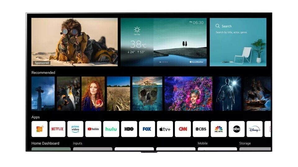 Телевизоры LG 2020 получат интерфейс webOS 6 2021 года