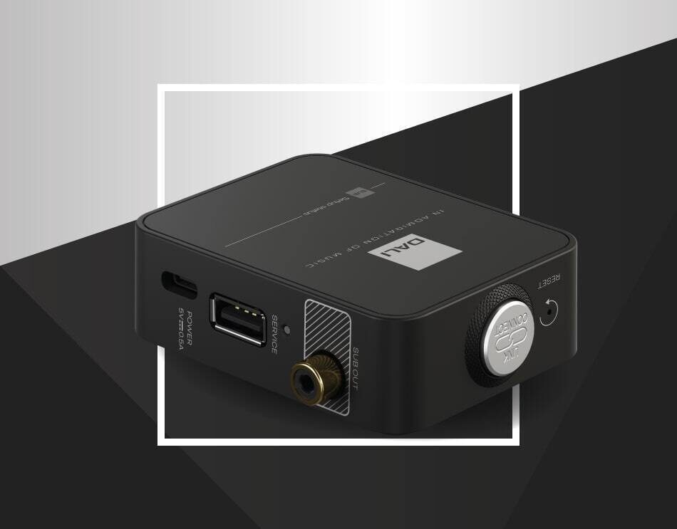 HDMI-модуль и сабвуферный приемник WSR для хаба DALI Sound Hub: безресиверный беспроводной ДК на колонках С-серии