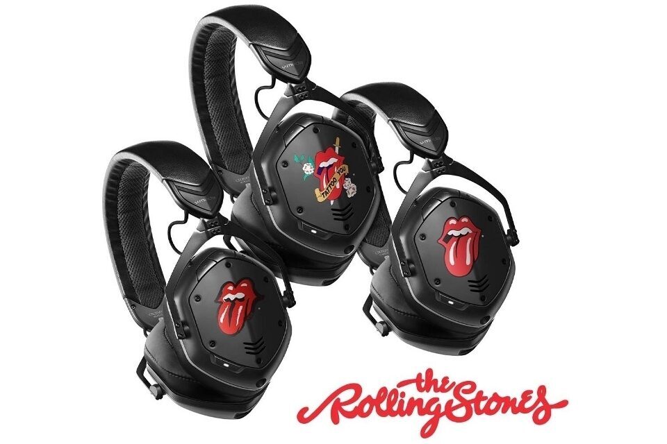 Беспроводные наушники V-Moda Crossfade 2 Wireless украшены логотипами Rolling Stones
