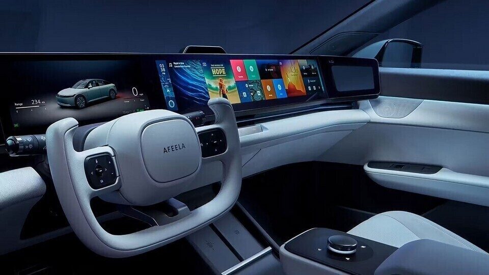 Первый автомобиль от Sony Honda Mobility получит PlayStation и систему объемного звучания