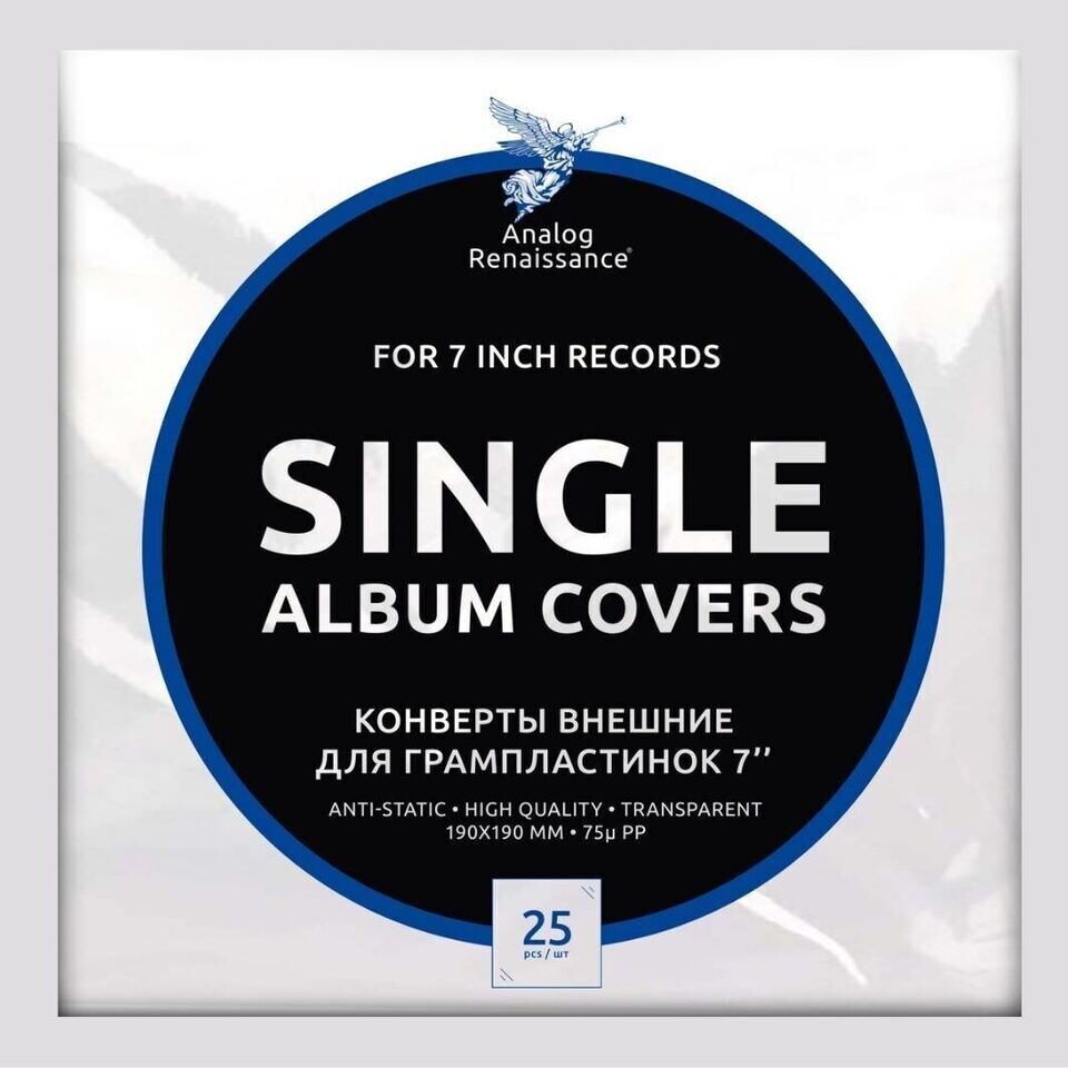 В конвертах Analog Renaissance Single Album Covers для семидюймовок бумагу заменил полипропилен