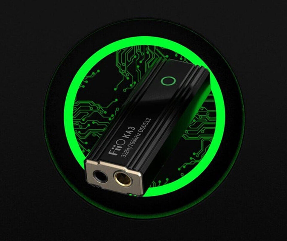 USB-ЦАП и усилитель для наушников FiiO KA3: чип ESS ES9038Q2M в миниатюрном корпусе